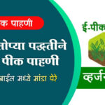 इ पीक पाहणी झाली अधिक सोपी अशी करा ७/१२ वर पीक नोंदणी