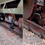 मालगाडी अंगावर जाऊनही तरुण जिवंत अंगावर शहारे आणणारा Video Viral